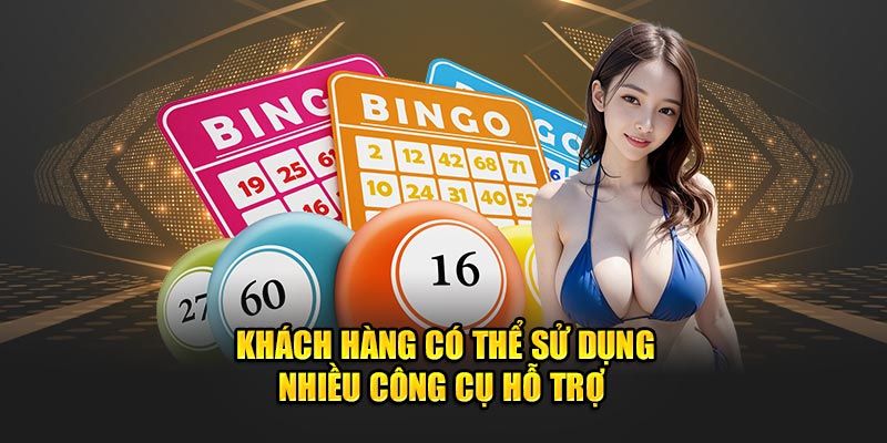 Khách hàng có thể sử dụng nhiều công cụ hỗ trợ 